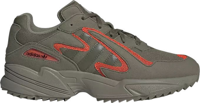 Кроссовки Adidas Yung-96 Chasm Trail 'Raw Khaki', зеленый