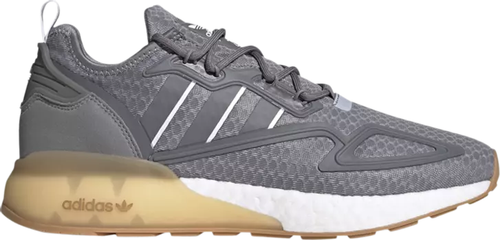 Кроссовки Adidas ZX 2K Boost 'Grey Gum', серый