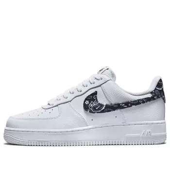 Кроссовки air force 1 '07 essentials 'black paisley' Nike, белый