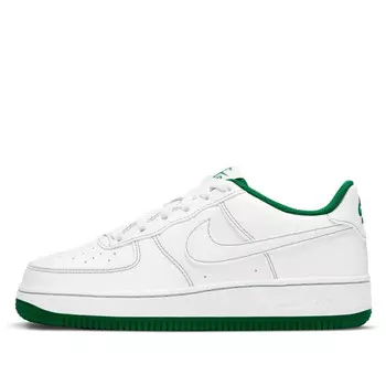 Кроссовки air force 1 '07 low 'contrast stitch - white pine green' Nike, белый