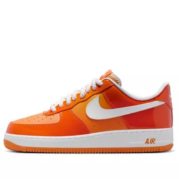 Кроссовки air force 1 '07 lv8 'orange white patent' Nike, оранжевый