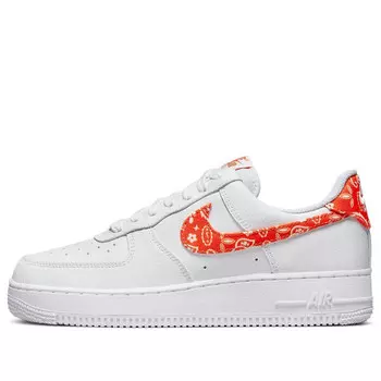 Кроссовки air force 1 '07 'rush orange paisley' Nike, белый