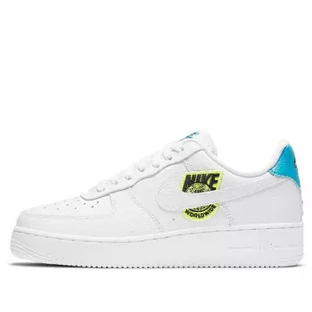 Кроссовки air force 1 '07 se 'worldwide pack - volt' Nike, белый