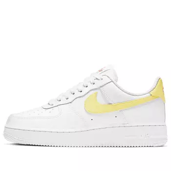 Кроссовки air force 1 '07 'white light citron' Nike, белый