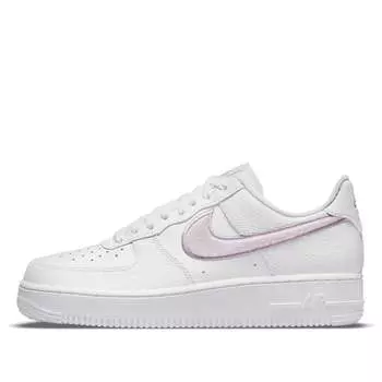 Кроссовки air force 1 chenille swoosh - white lilac' Nike, белый