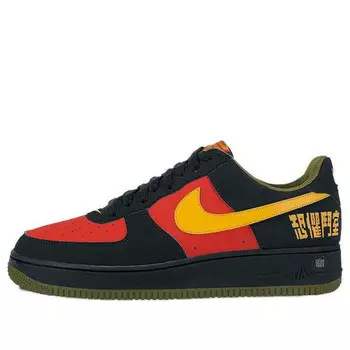 Кроссовки air force 1 'fearless warrior numbered' Nike, черный