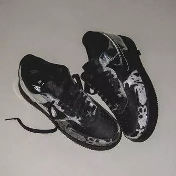 Кроссовки air force 1 low retro *all-star* Nike, черный