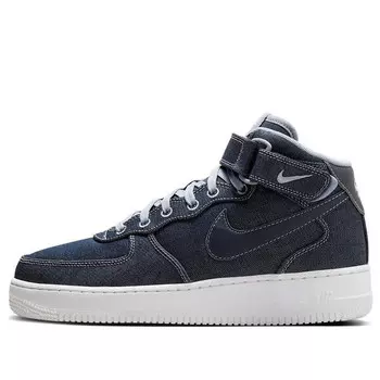 Кроссовки air force 1 mid 'denim' Nike, синий