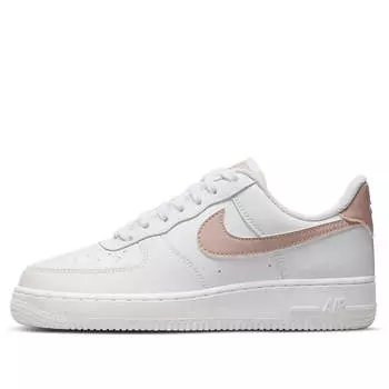 Кроссовки air force 1 satin pink' Nike, белый