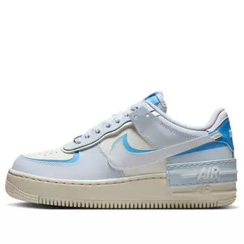 Кроссовки air force 1 shadow 'blue tint pale ivory' Nike, синий