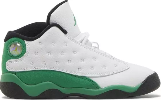 Кроссовки Air Jordan 13 Retro TD Lucky Green, белый