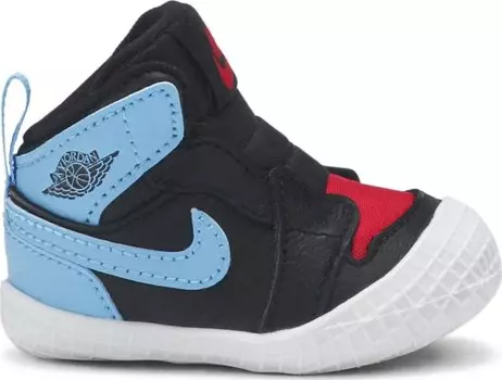 Кроссовки Air Jordan 1 Crib Bootie UNC to Chicago, черный