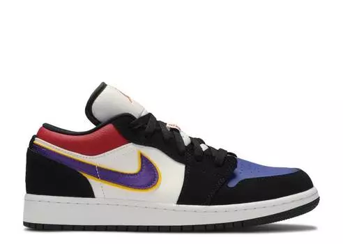 Кроссовки AIR JORDAN 1 LOW GS 'RIVALS', черный