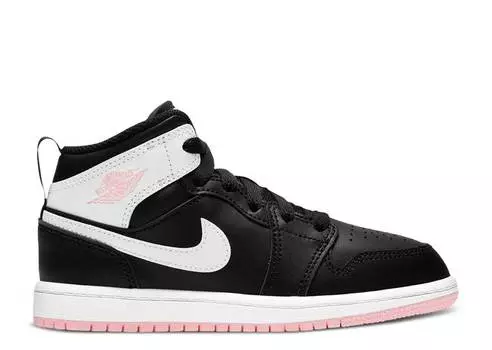 Кроссовки AIR JORDAN 1 MID PS 'BLACK ARCTIC PUNCH', черный