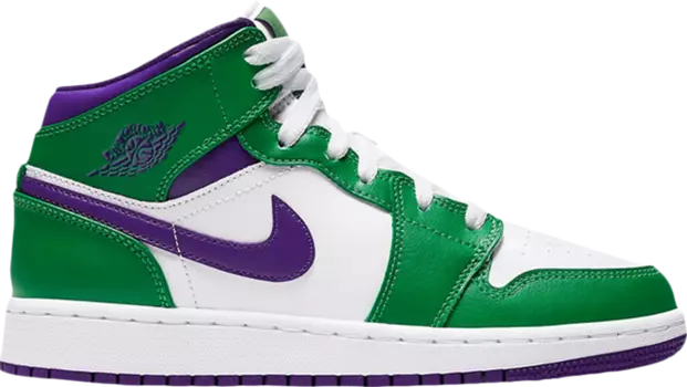 Кроссовки Air Jordan 1 Mid PS Hulk, зеленый