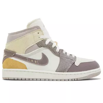 Кроссовки Air Jordan 1 Mid SE Craft 'Inside Out - Taupe Haze', Коричневый