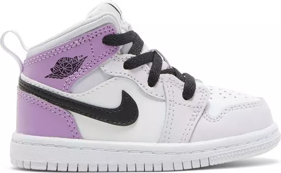Кроссовки Air Jordan 1 Mid TD Barely Grape, фиолетовый