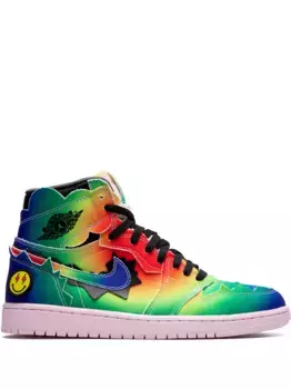 Кроссовки Air Jordan 1 Retro High J. Balvin Colores y Vibras, синий
