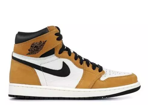 Кроссовки AIR JORDAN 1 RETRO HIGH OG 'ROOKIE OF THE YEAR', золотой
