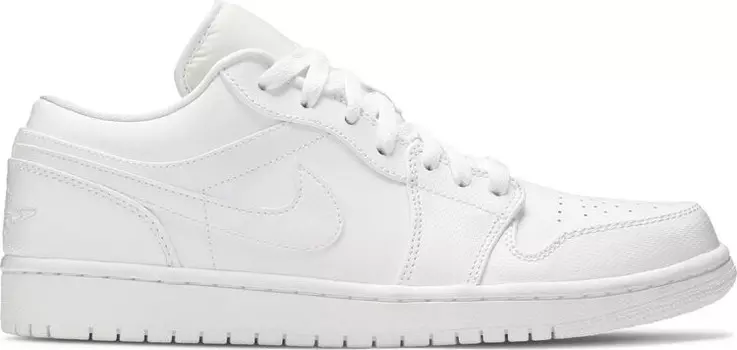 Кроссовки Air Jordan 1 Retro Low Triple White, белый