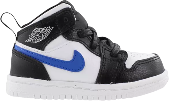 Кроссовки Air Jordan 1 Retro Mid BT Crayon Pack, черный