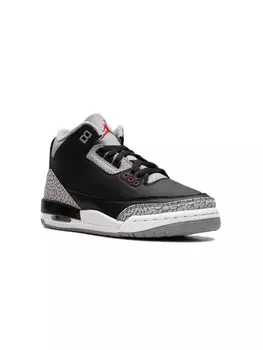 Кроссовки Air Jordan 3 «Black Cement» Jordan Kids, черный