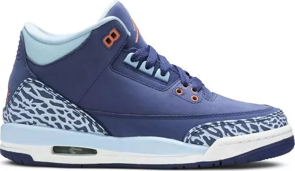 Кроссовки Air Jordan 3 Retro GS Purple Dust, фиолетовый