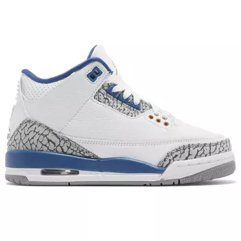 Кроссовки Air Jordan 3 Retro GS 'Washington Wizards', Белый