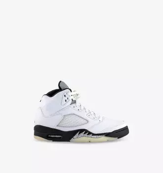 Кроссовки Air Jordan 5 Retro с высокими вставками из кожи Jordan, белый