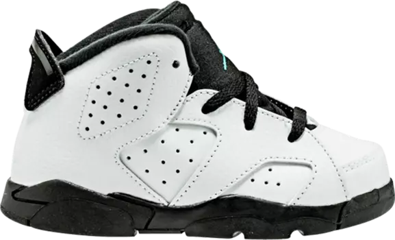 Кроссовки Air Jordan 6 Retro BT Hyper Jade, белый