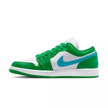 Кроссовки Air Jordan Wmns 1 Low 'Lucky Green', Зеленый