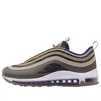 Кроссовки air max 97 ultra '17 'light taupe indigo' Nike, коричневый