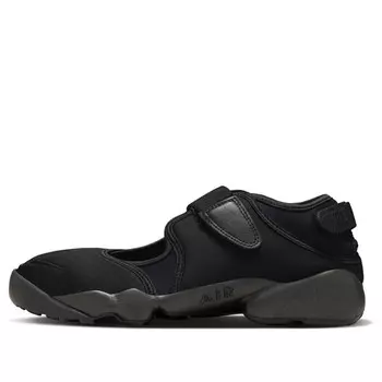 Кроссовки air rift 'triple black' Nike, черный