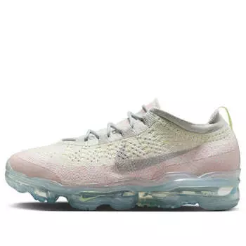 Кроссовки air vapormax 2023 flyknit 'pink foam barely volt' Nike, розовый