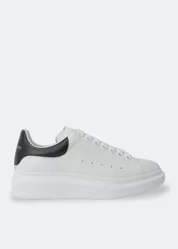 Кроссовки ALEXANDER MCQUEEN Oversized leather sneakers, белый