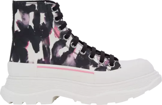 Кроссовки Alexander McQueen Wmns Tread Slick Boot Watercolour Graffiti, разноцветный