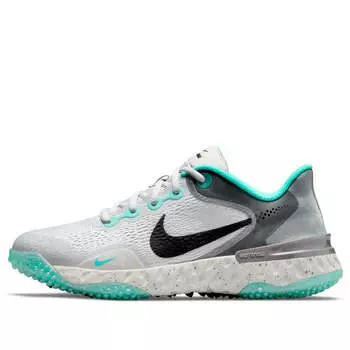 Кроссовки alpha huarache elite 3 turf Nike, серый