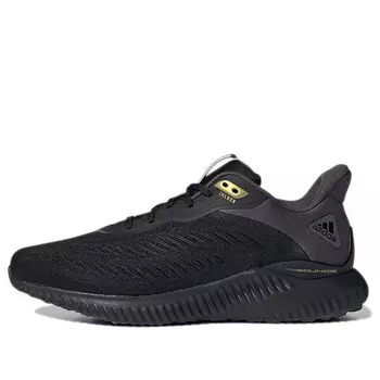 Кроссовки alphabounce 'black' Adidas, черный