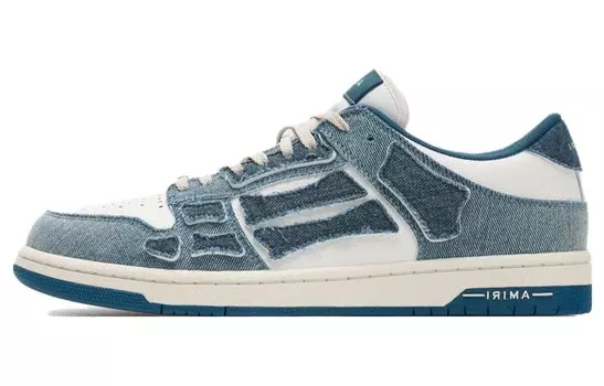 Кроссовки Amiri Skel Top Low Denim Slate, синий