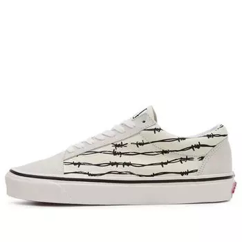 Кроссовки anaheim factory old skool 36 dx low-top sneakers white/black Vans, белый