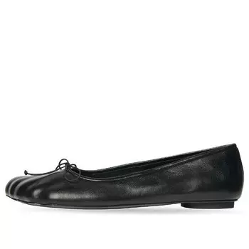 Кроссовки anatomic ballerina shoes 'black shiny soft sheepskin' Balenciaga, черный