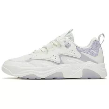 Кроссовки ANTA Back Wave 3.0 Skateboarding Shoes Women's Low-top Ivory White/lilac Gray, серый