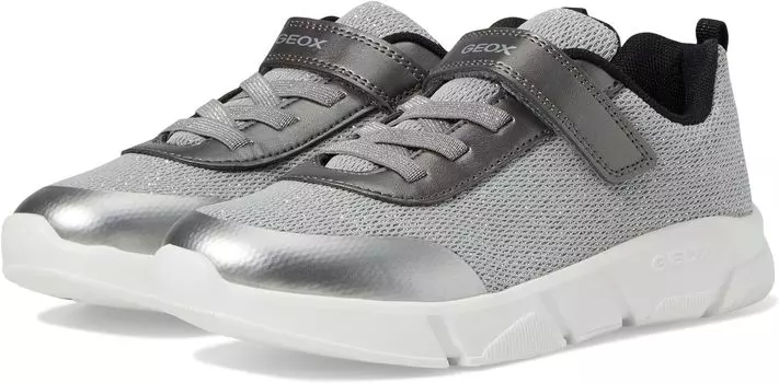 Кроссовки Aril 12 Geox, цвет Dark Silver/Black