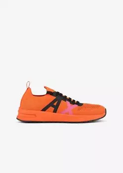 Кроссовки Armani Exchange, оранжевый