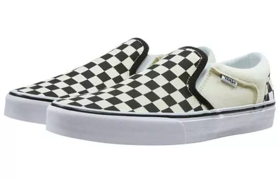 Кроссовки asher 'checkerboard' Vans, черный