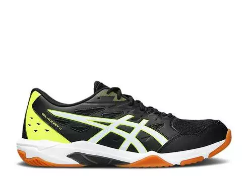 Кроссовки ASICS GEL ROCKET 11 'BLACK NEON YELLOW', черный