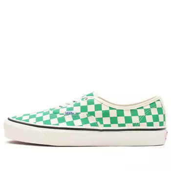 Кроссовки authentic 44 dx 'anaheim factory - emerald checker' Vans, белый