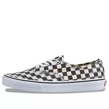 Кроссовки authentic 'blur check' Vans, черный