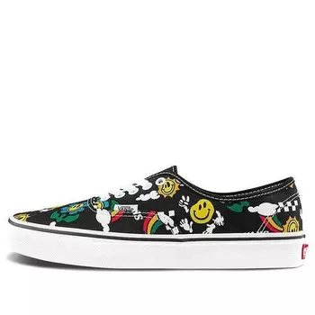 Кроссовки authentic classics checkered 'green' Vans, зеленый