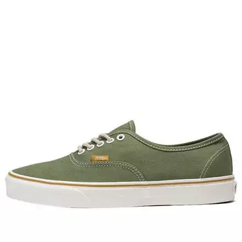 Кроссовки authentic 'embroidered check loden green' Vans, зеленый